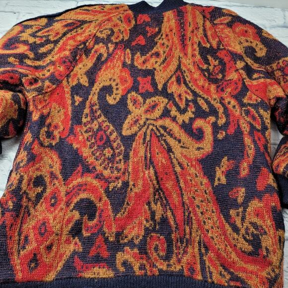 Vintage White Stag Autumn-Tone Lined Sweater Shacket Jacket size Medium - Picture 12 of 15